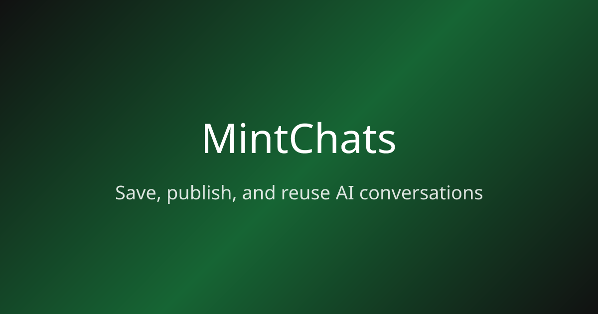 MintChats screenshot
